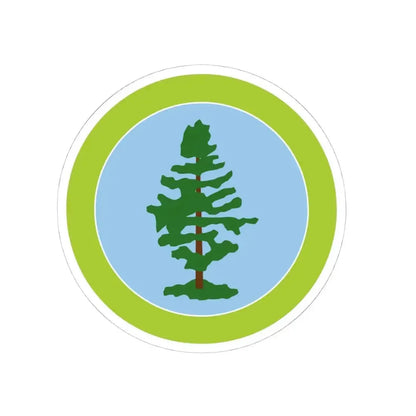 Forestry (Boy Scout Merit Badge) STICKER Vinyl Kiss-Cut Decal 4 Inch White - The Sticker Space