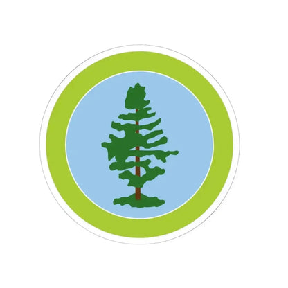 Forestry (Boy Scout Merit Badge) STICKER Vinyl Kiss-Cut Decal 6 Inch White - The Sticker Space