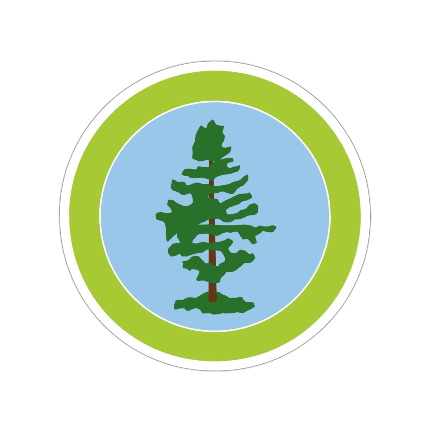 Forestry (Boy Scouts Merit Badge) STICKER Vinyl Die-Cut Decal-3 Inch-The Sticker Space