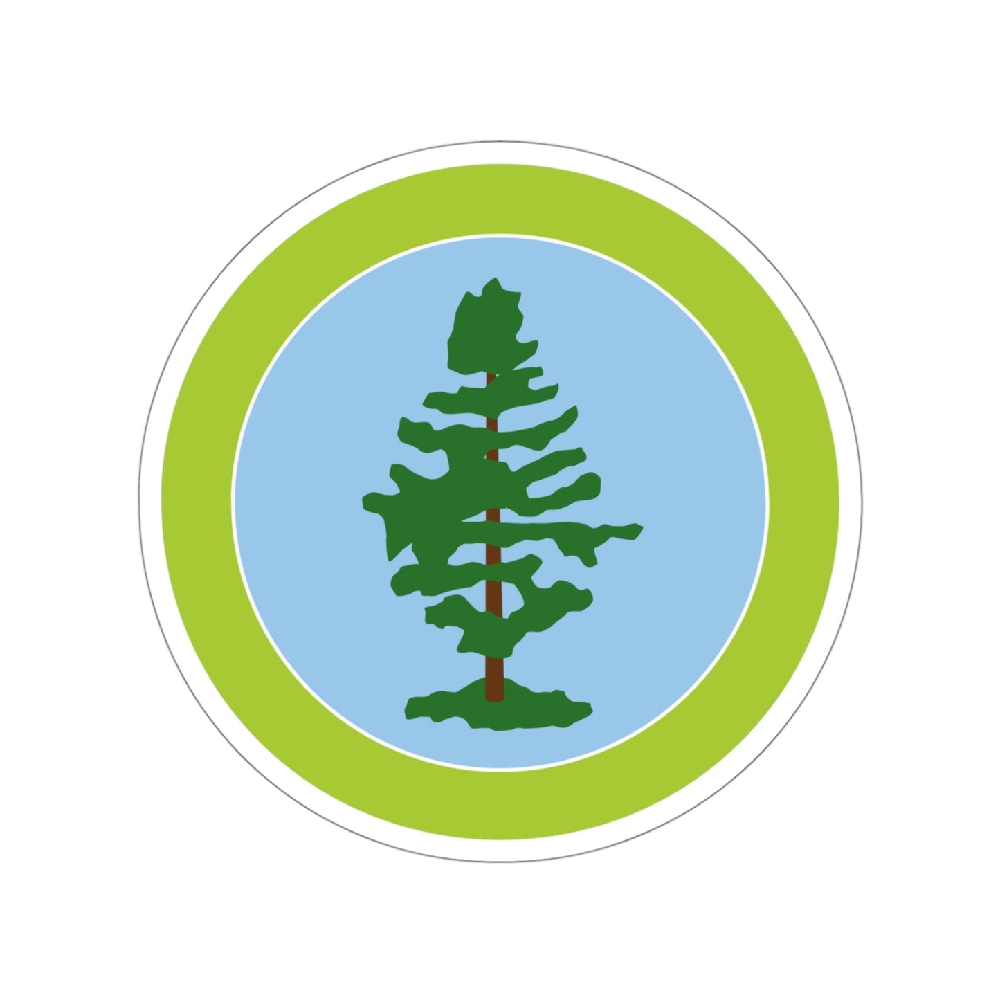 Forestry (Boy Scouts Merit Badge) STICKER Vinyl Die-Cut Decal-4 Inch-The Sticker Space