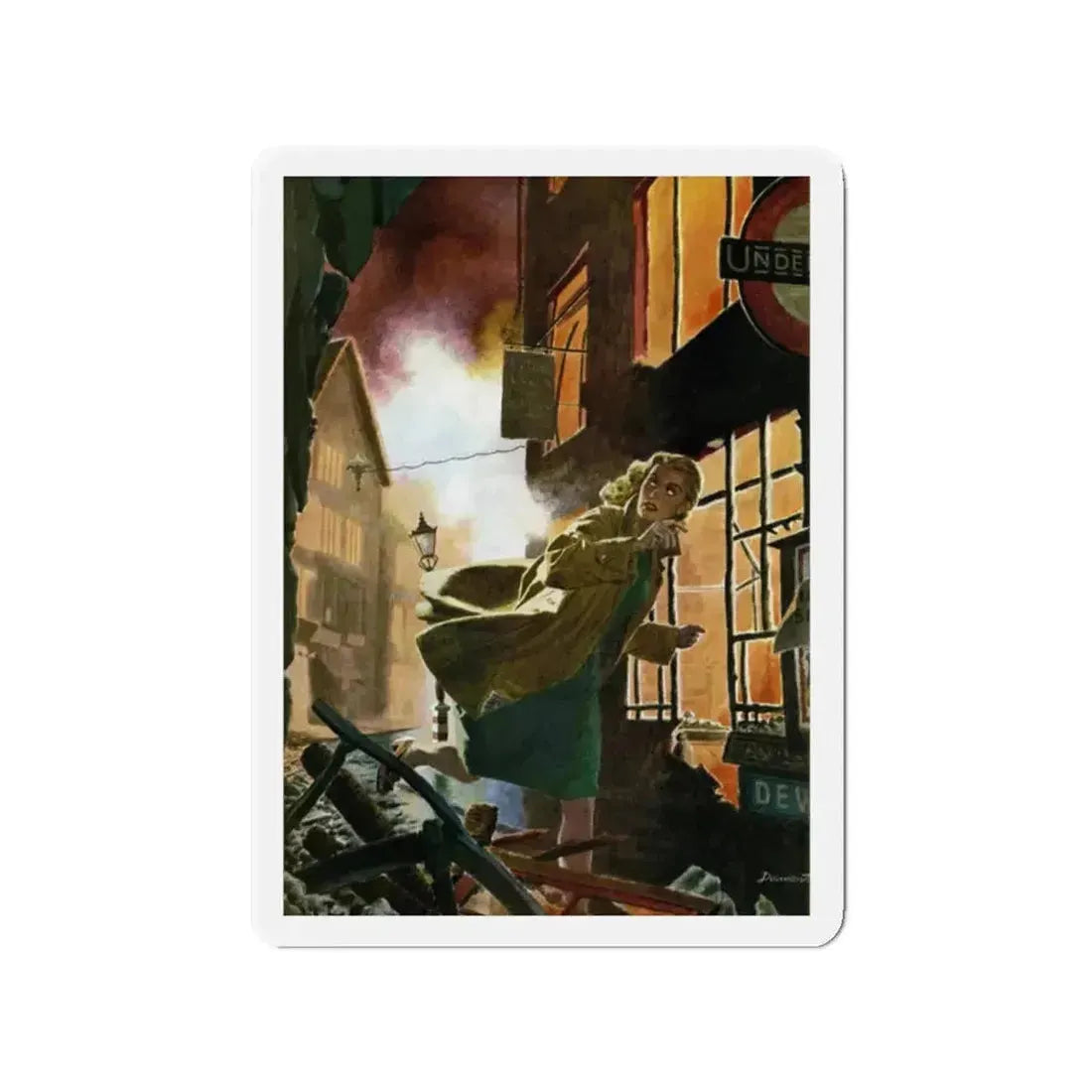 Forever Walking Free, Good Housekeeping, July 1944 (Magazine Illustration) Refrigerator Magnet - The Sticker Space