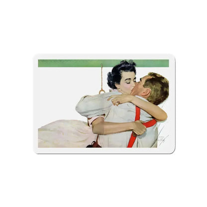 Forever Yours, McCall's, February 1953 (Magazine Illustration) Refrigerator Magnet 4 Inch Die-Cut - The Sticker Space