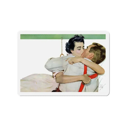 Forever Yours, McCall's, February 1953 (Magazine Illustration) Refrigerator Magnet - The Sticker Space