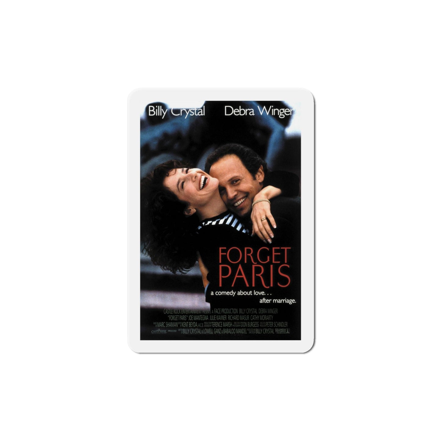 Forget Paris 1995 Movie Poster Die-Cut Magnet-6 Inch-The Sticker Space