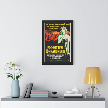 FORGOTTEN COMMANDMENTS 1932 - Framed Movie Poster-The Sticker Space