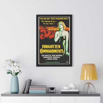 FORGOTTEN COMMANDMENTS 1932 - Framed Movie Poster-The Sticker Space