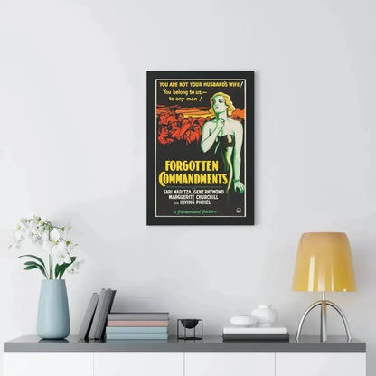 FORGOTTEN COMMANDMENTS 1932 - Framed Movie Poster - The Sticker Space