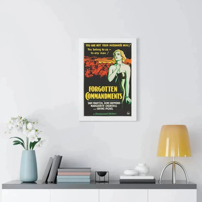 FORGOTTEN COMMANDMENTS 1932 - Framed Movie Poster - The Sticker Space