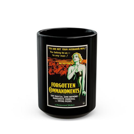 FORGOTTEN COMMANDMENTS 1932 Movie Poster - Black Coffee Mug-15oz-The Sticker Space