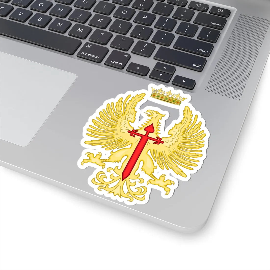 Former Emblem of the Spanish Army 1943-1975 (Spain) (Coat of Arms) STICKER Vinyl Kiss-Cut Decal - The Sticker Space