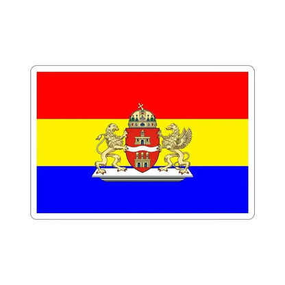 Former Flag of Budapest STICKER Vinyl Die-Cut Decal 5 Inch - The Sticker Space