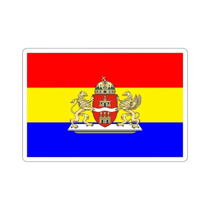 Former Flag of Budapest STICKER Vinyl Die-Cut Decal - The Sticker Space