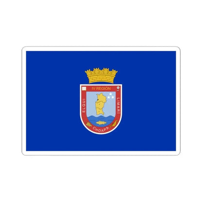 Former flag of Coquimbo Region Chile (Chile) STICKER Vinyl Kiss-Cut Decal 2 Inch White - The Sticker Space