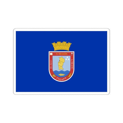 Former flag of Coquimbo Region Chile (Chile) STICKER Vinyl Kiss-Cut Decal 6 Inch White - The Sticker Space