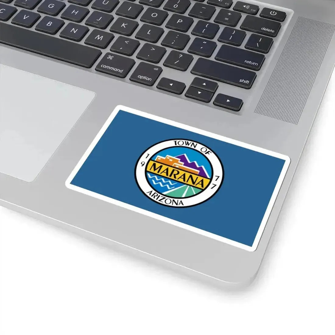 Former flag of Marana Arizona 2013 - 2021 (United States) STICKER Vinyl Kiss-Cut Decal - The Sticker Space