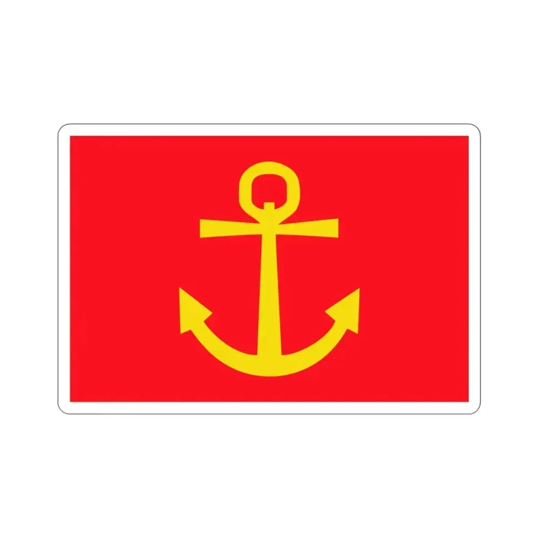 Former flag of Narvik Nordland Norway STICKER Vinyl Die-Cut Decal 3 Inch - The Sticker Space