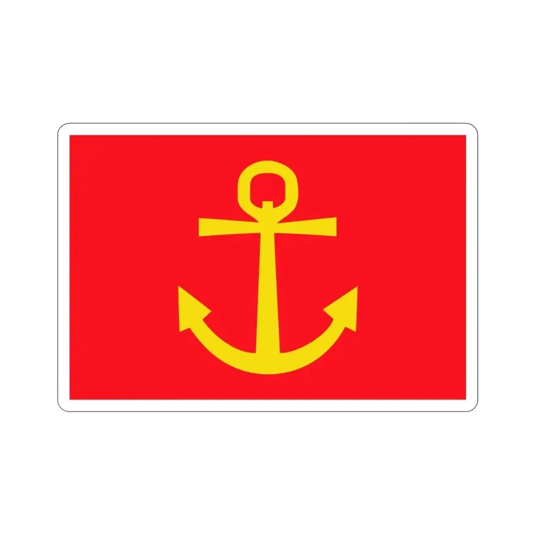 Former flag of Narvik Nordland Norway STICKER Vinyl Die-Cut Decal 4 Inch - The Sticker Space