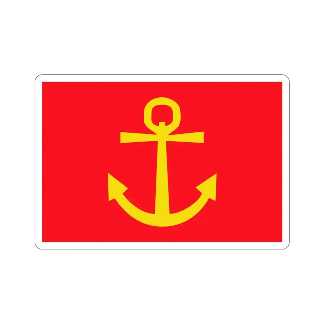 Former flag of Narvik Nordland Norway STICKER Vinyl Die-Cut Decal 5 Inch - The Sticker Space