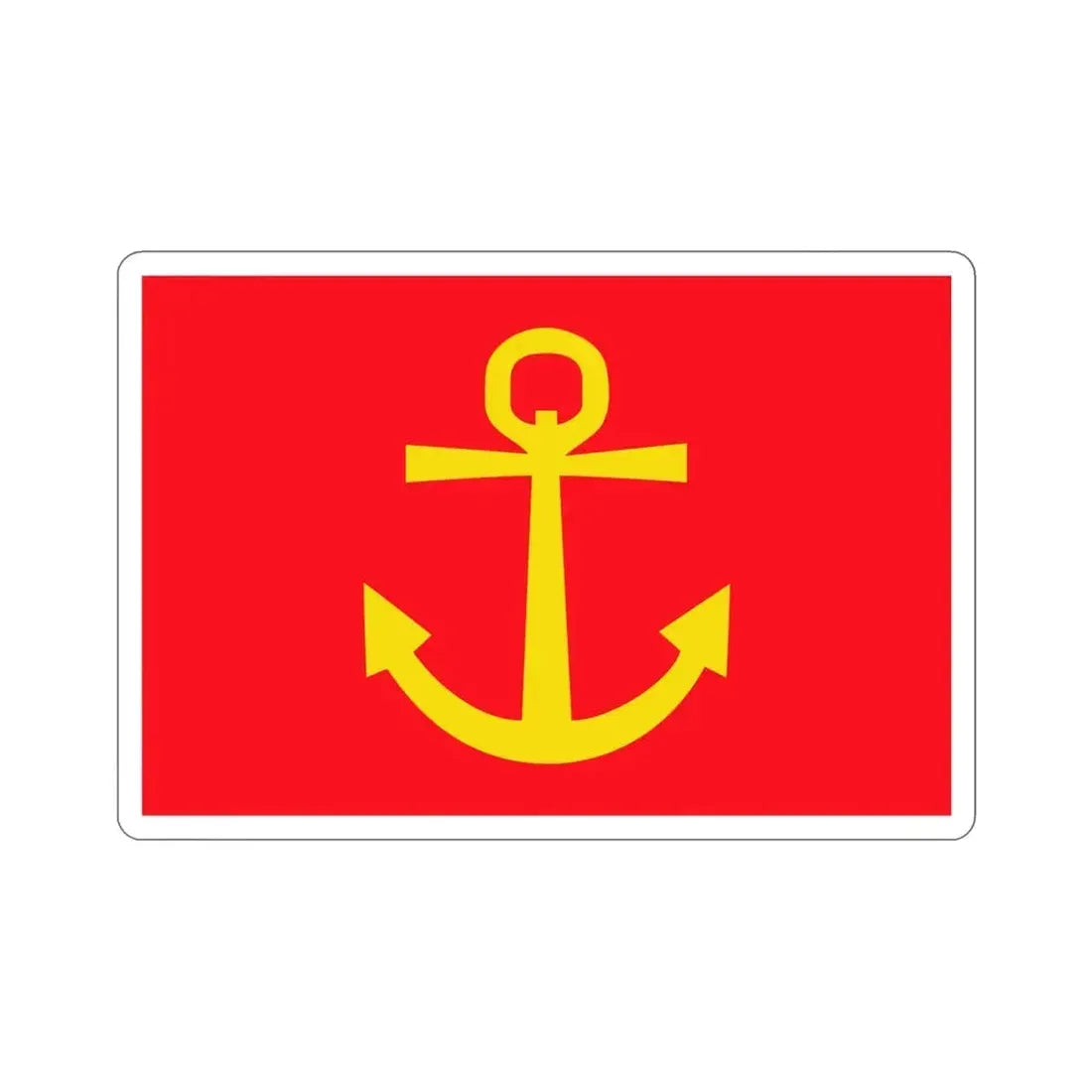 Former flag of Narvik Nordland Norway STICKER Vinyl Die-Cut Decal 6 Inch - The Sticker Space