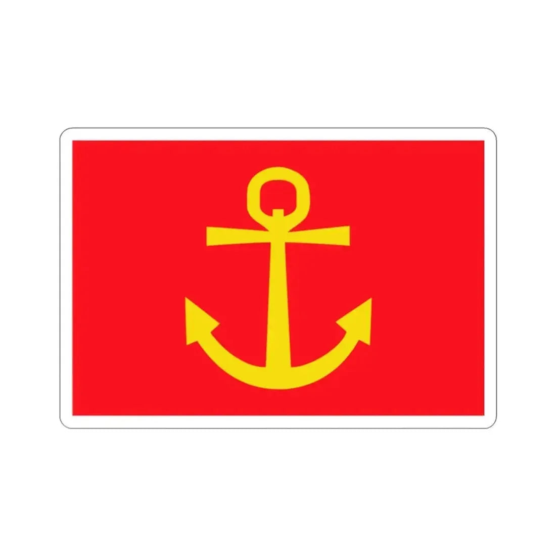 Former flag of Narvik Nordland Norway STICKER Vinyl Die-Cut Decal - The Sticker Space