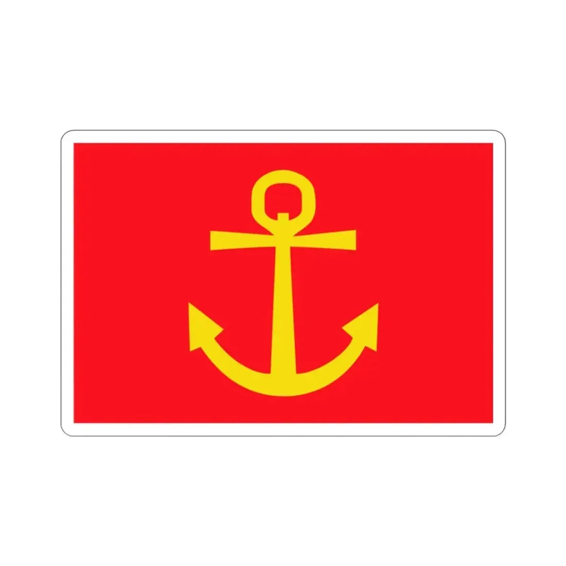 Former flag of Narvik Nordland Norway STICKER Vinyl Die-Cut Decal - The Sticker Space