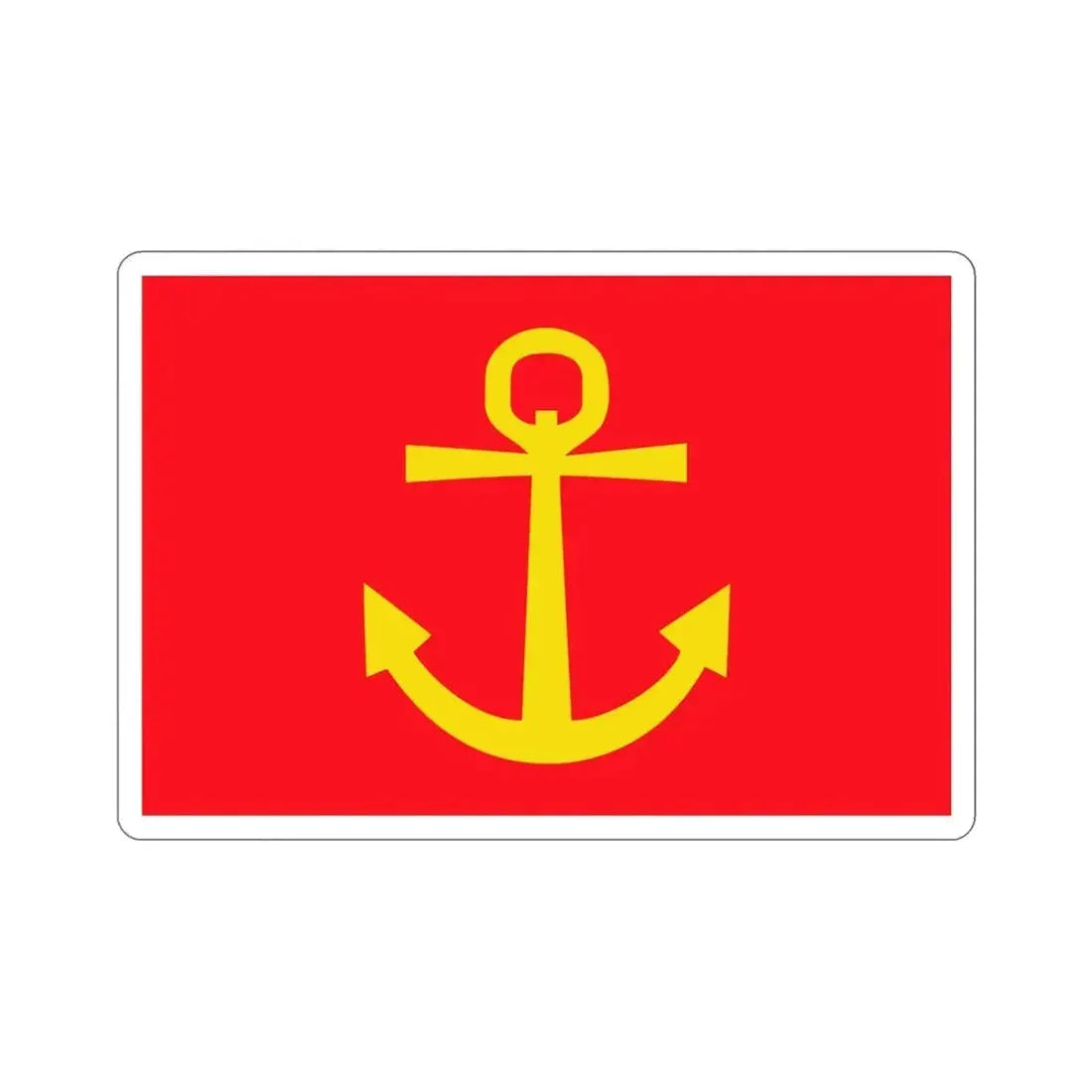 Former flag of Narvik Nordland Norway STICKER Vinyl Die-Cut Decal - The Sticker Space