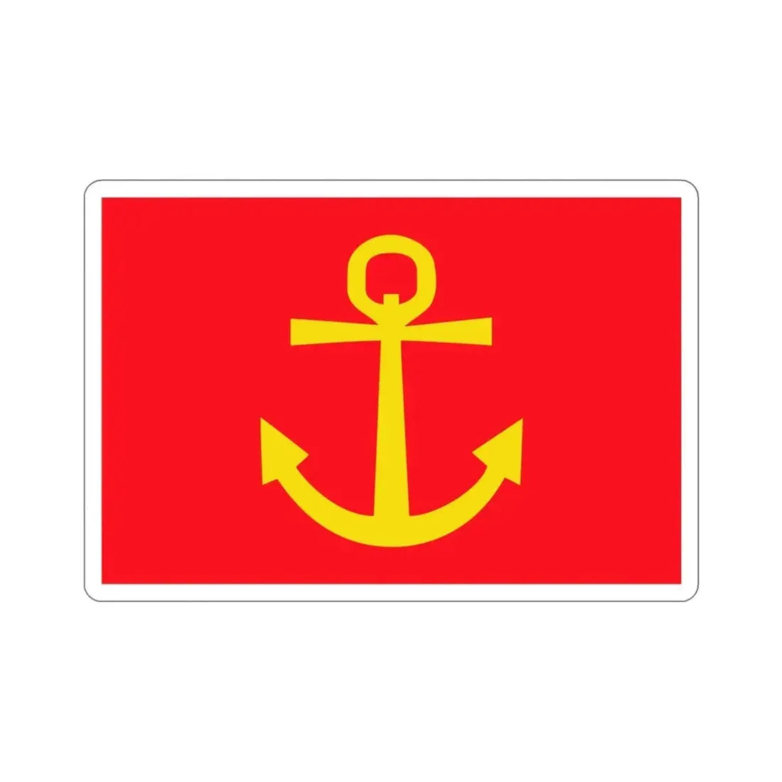 Former flag of Narvik Nordland Norway STICKER Vinyl Die-Cut Decal - The Sticker Space