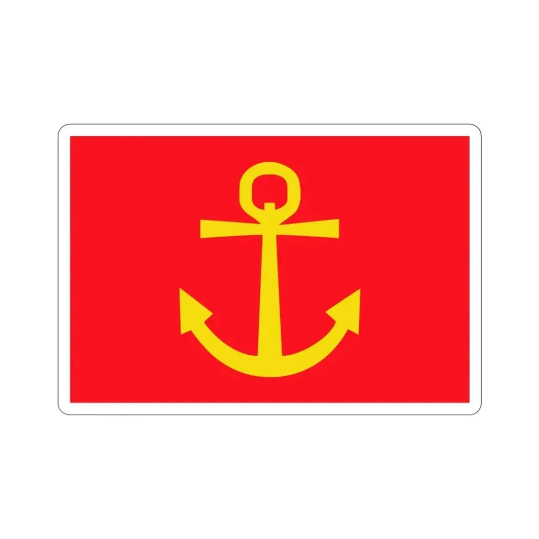 Former flag of Narvik Nordland Norway STICKER Vinyl Die-Cut Decal - The Sticker Space