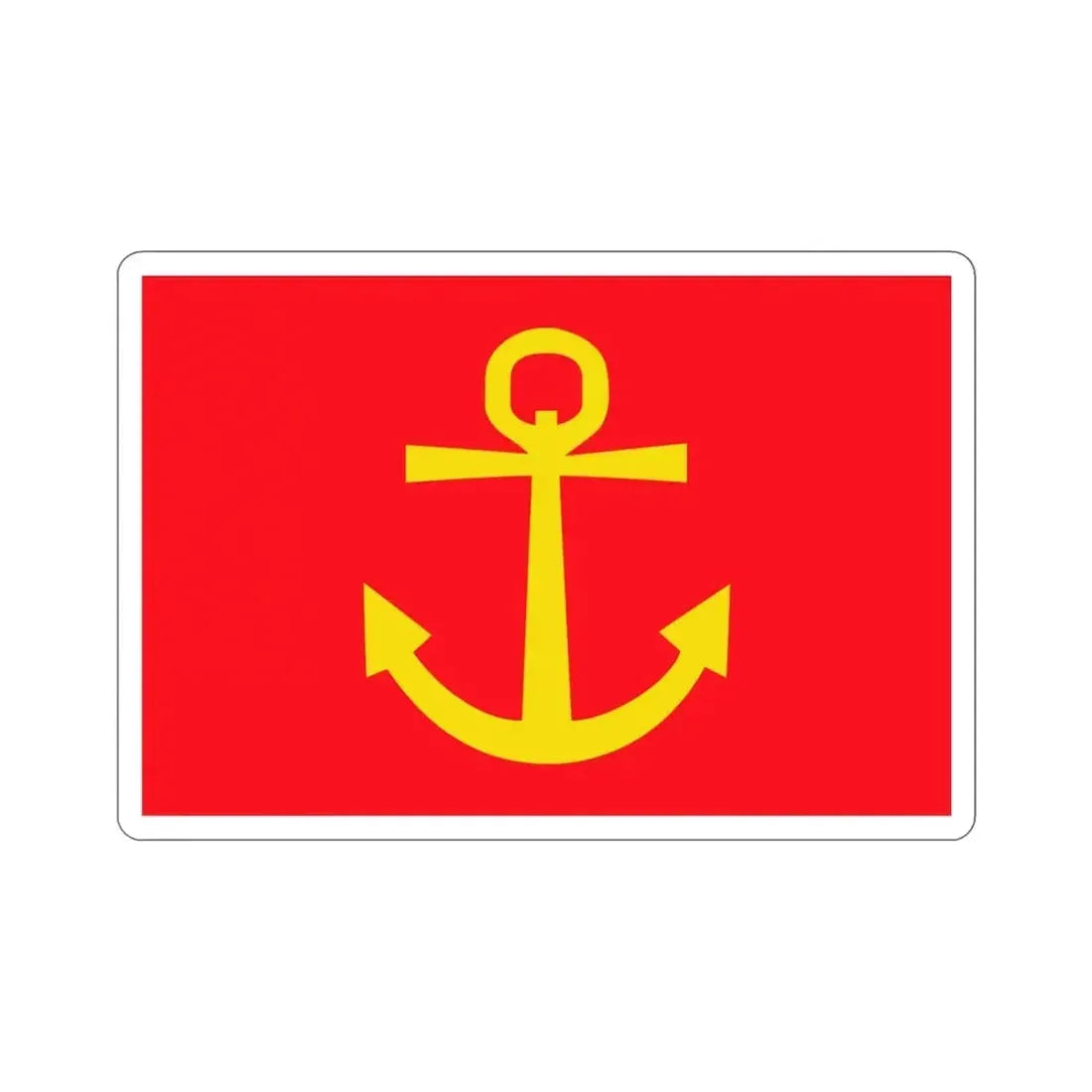 Former flag of Narvik Nordland Norway STICKER Vinyl Die-Cut Decal - The Sticker Space