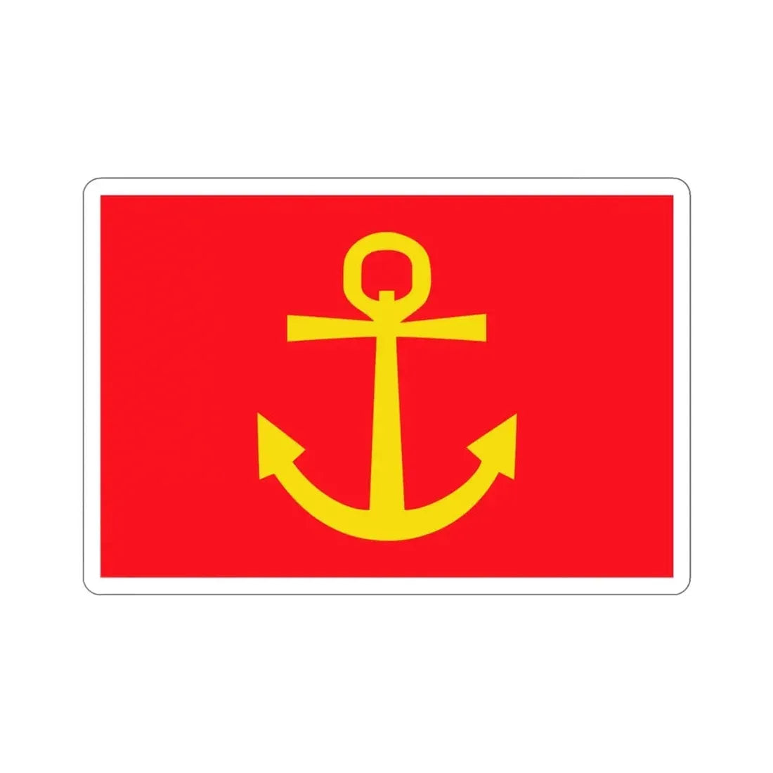 Former flag of Narvik Nordland Norway STICKER Vinyl Die-Cut Decal - The Sticker Space