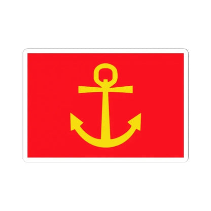 Former flag of Narvik Nordland Norway - STICKER Vinyl Kiss-Cut Decal 2 Inch White - The Sticker Space