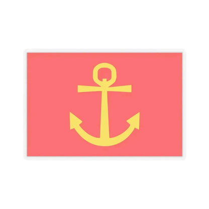 Former flag of Narvik Nordland Norway - STICKER Vinyl Kiss-Cut Decal 3 Inch Transparent - The Sticker Space