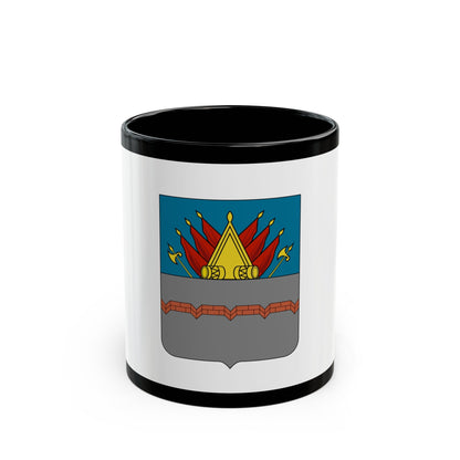 Former Flag of Omsk Russia - Black Coffee Mug-11oz-The Sticker Space