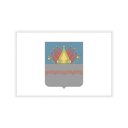 Former Flag of Omsk Russia - STICKER Vinyl Kiss-Cut Decal 4 Inch Transparent - The Sticker Space