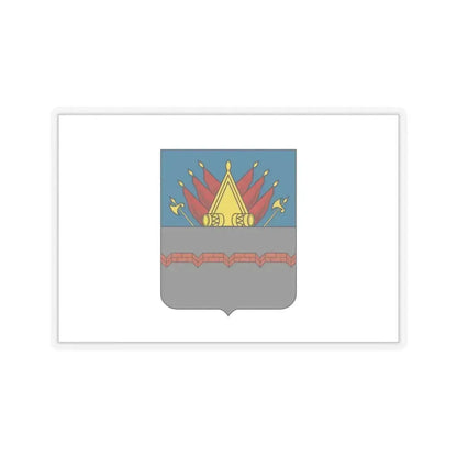 Former Flag of Omsk Russia - STICKER Vinyl Kiss-Cut Decal 6 Inch Transparent - The Sticker Space