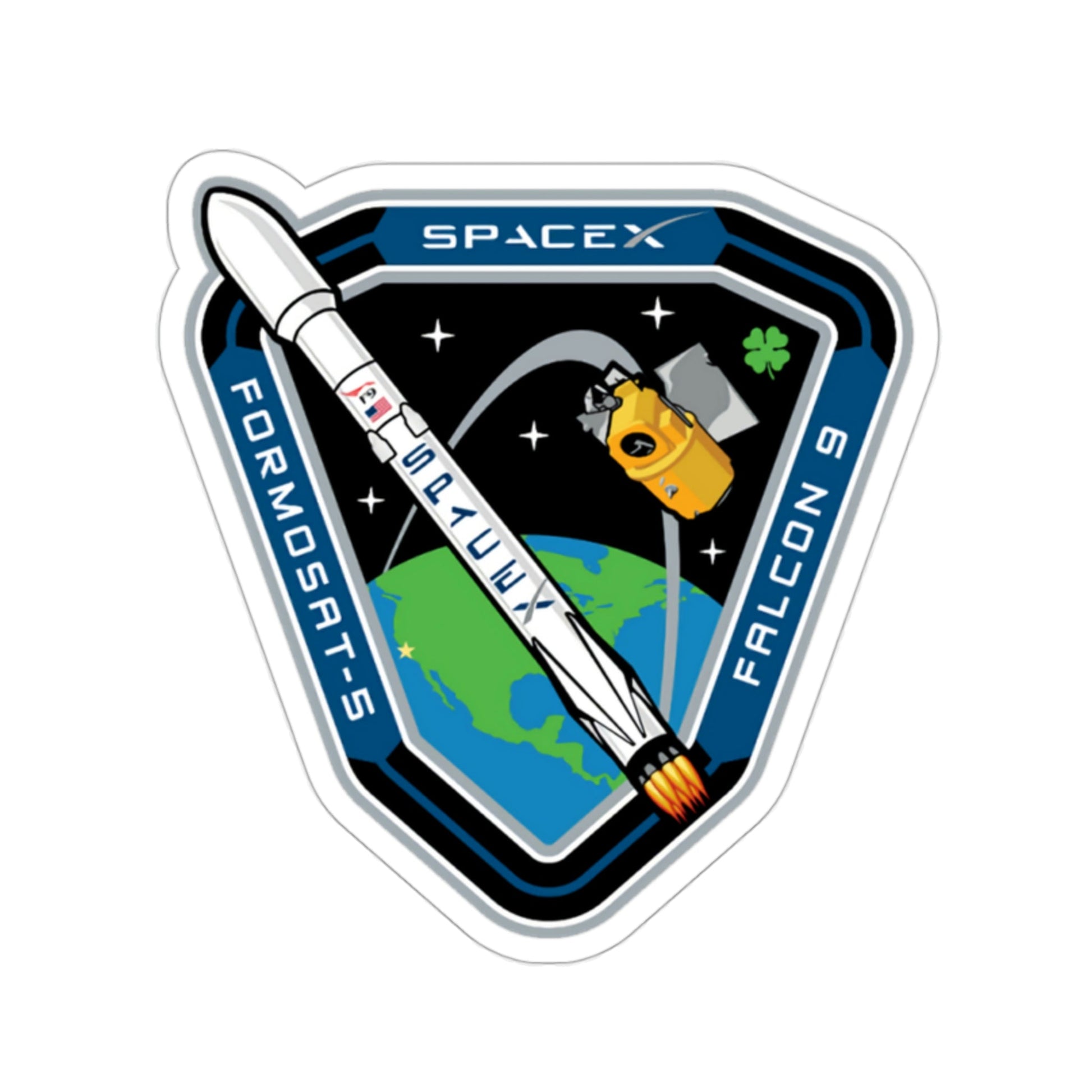 Formosat-5 (SpaceX) STICKER Vinyl Die-Cut Decal-2 Inch-The Sticker Space