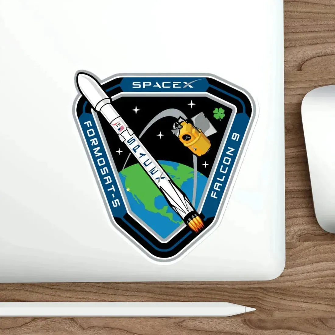 Formosat-5 (SpaceX) STICKER Vinyl Die-Cut Decal - The Sticker Space