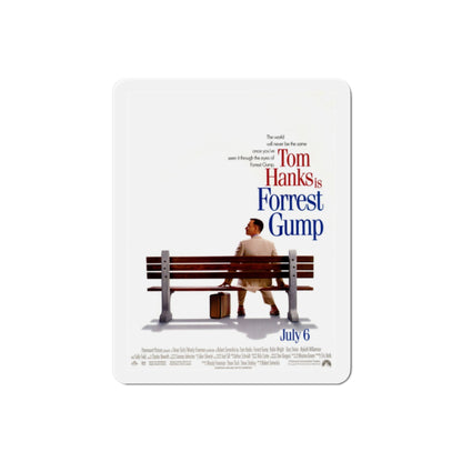 Forrest Gump 1994 Movie Poster Die-Cut Magnet-2" x 2"-The Sticker Space