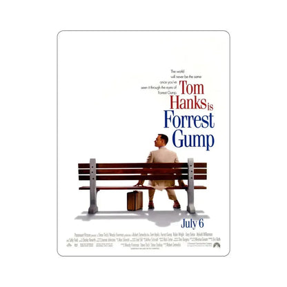 Forrest Gump 1994 Movie Poster STICKER Vinyl Die-Cut Decal 5 Inch - The Sticker Space