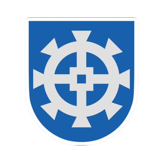 Forssan vaakuna (Finland) (Coat of Arms) STICKER Vinyl Kiss-Cut Decal 2 Inch White - The Sticker Space