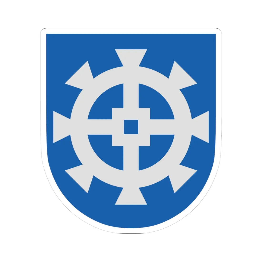 Forssan vaakuna (Finland) (Coat of Arms) STICKER Vinyl Kiss-Cut Decal 3 Inch White - The Sticker Space