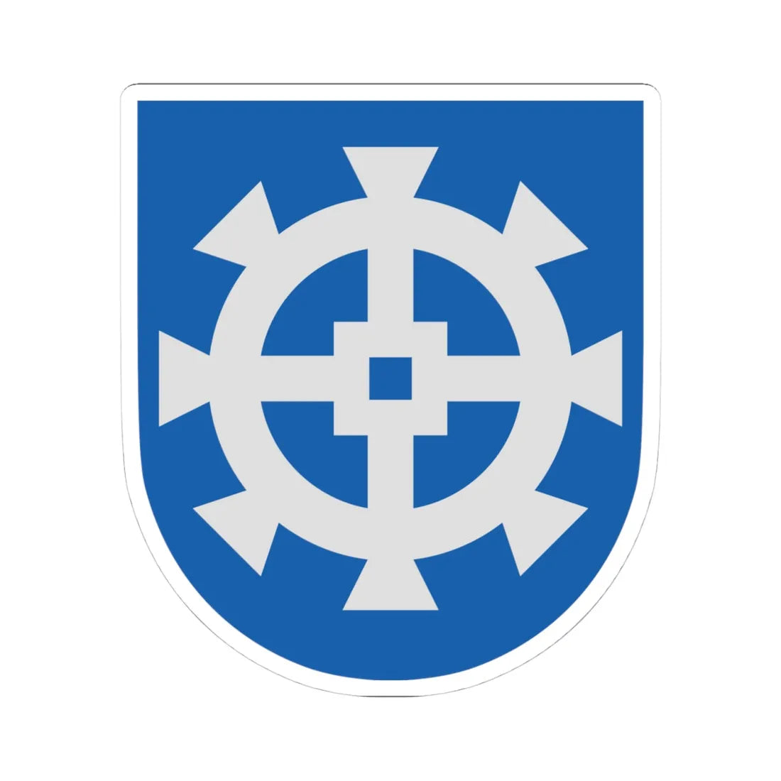 Forssan vaakuna (Finland) (Coat of Arms) STICKER Vinyl Kiss-Cut Decal 4 Inch White - The Sticker Space