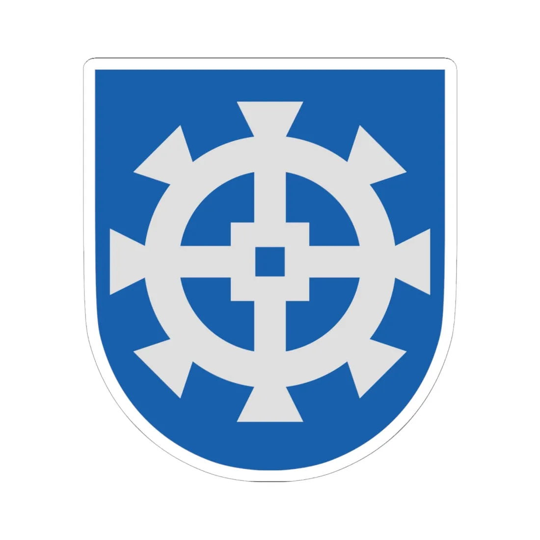 Forssan vaakuna (Finland) (Coat of Arms) STICKER Vinyl Kiss-Cut Decal 6 Inch White - The Sticker Space