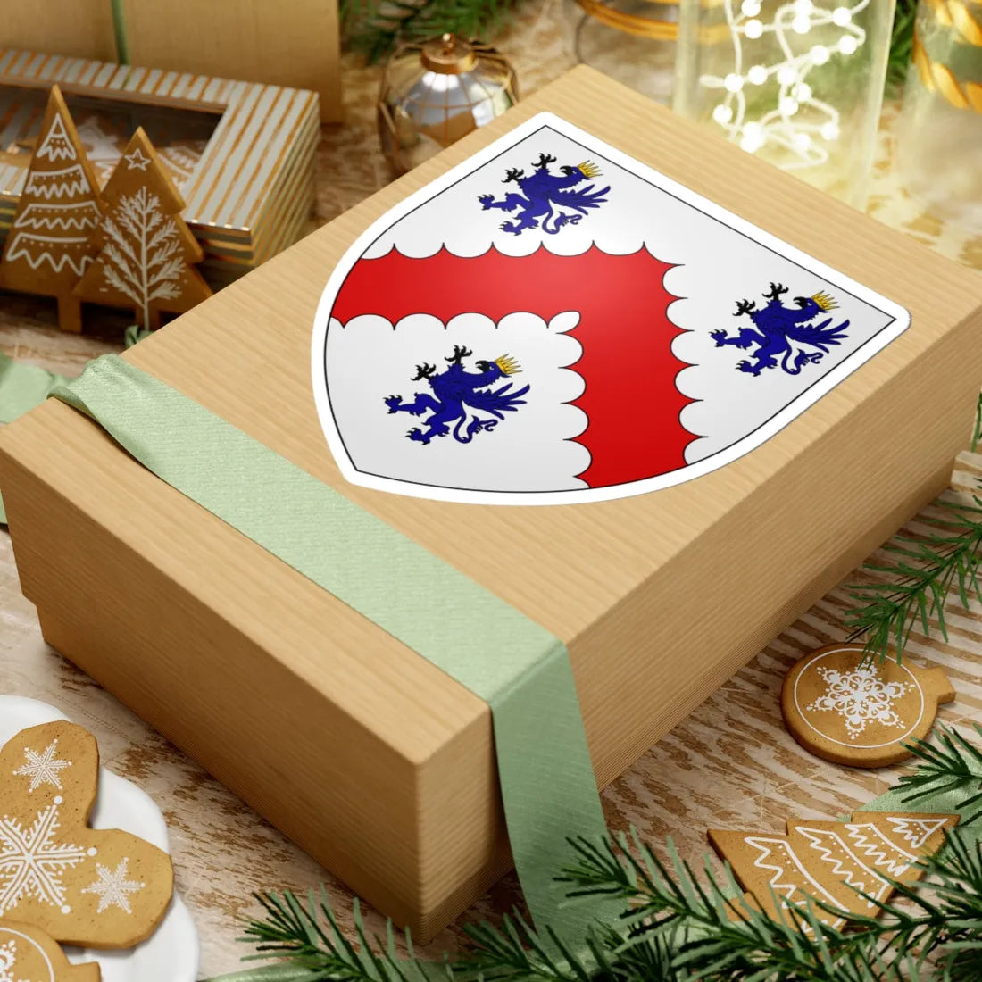 Forsyth of that Ilk arms (Scotland) (Coat of Arms) STICKER Vinyl Kiss-Cut Decal - The Sticker Space