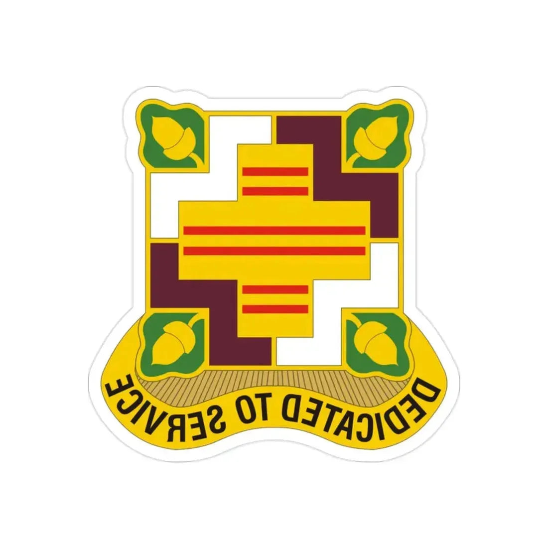 Fort Belvoir Community Hospital US (U.S. Army) REVERSE PRINT Transparent Die-Cut STICKER 2 Inch Die-Cut Transparent - The Sticker Space