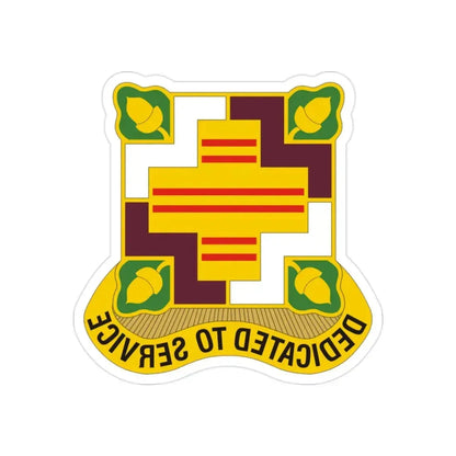 Fort Belvoir Community Hospital US (U.S. Army) REVERSE PRINT Transparent Die-Cut STICKER 2 Inch Die-Cut Transparent - The Sticker Space