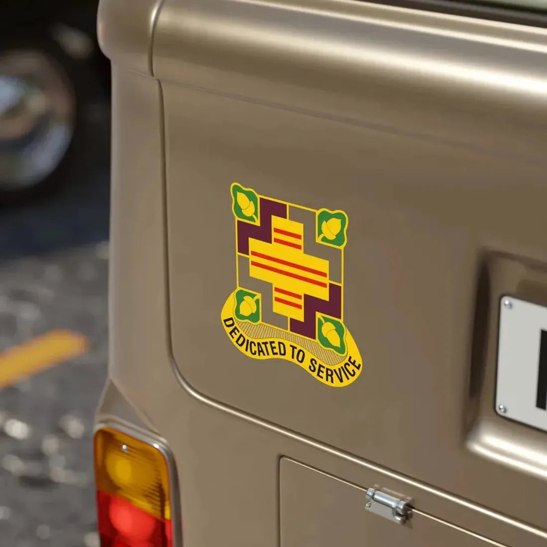 Fort Belvoir Community Hospital US  (U.S. Army) Transparent STICKER Die-Cut Vinyl Decal - The Sticker Space