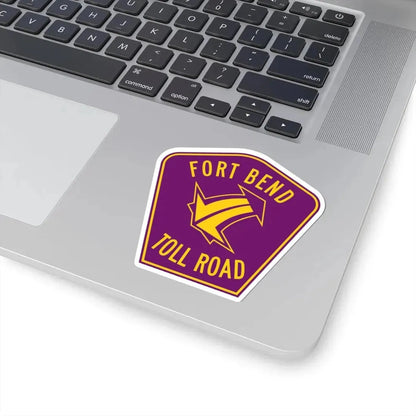 Fort Bend Toll Road (Texas) (Road Sign) STICKER Vinyl Kiss-Cut Decal - The Sticker Space