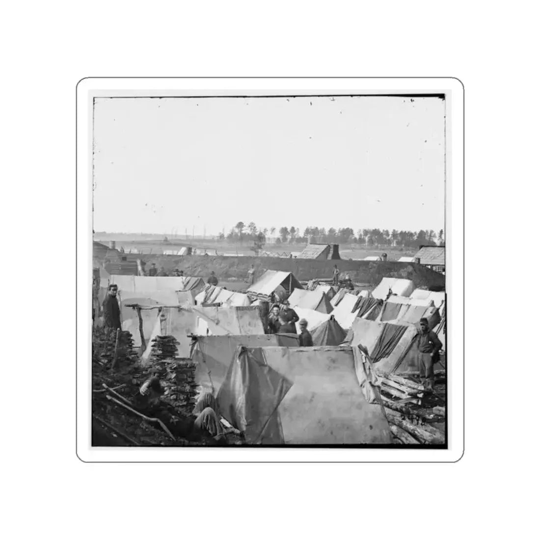 Fort Burnham, Va. Encampment And Earthworks (U.S. Civil War) STICKER Vinyl Die-Cut Decal White Die-Cut 2 Inch - The Sticker Space