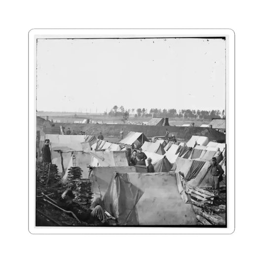 Fort Burnham, Va. Encampment and Earthworks (U.S. Civil War) STICKER Vinyl Kiss-Cut Decal 2 Inch White - The Sticker Space